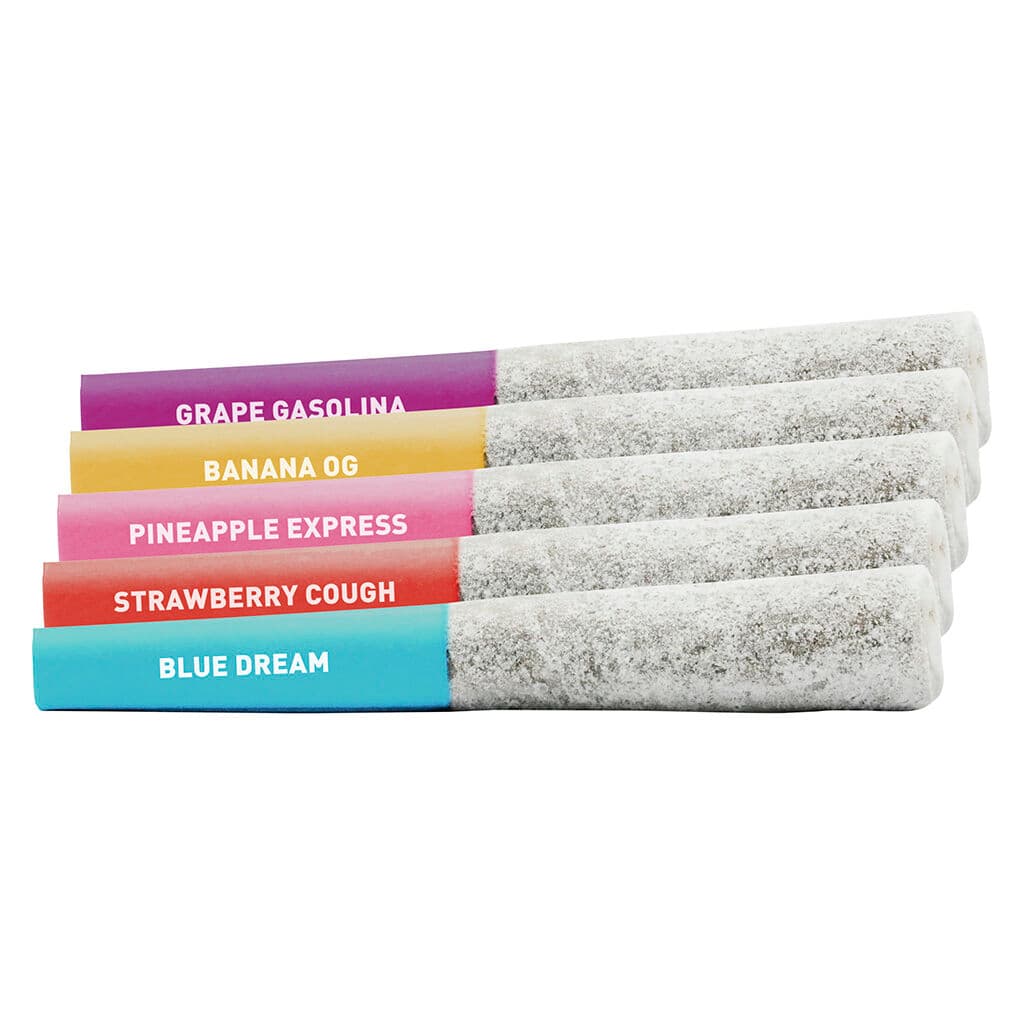 Claybourne - Flavour Pack 5 x 0.5g Liquid Diamond Infused Pre-Rolls