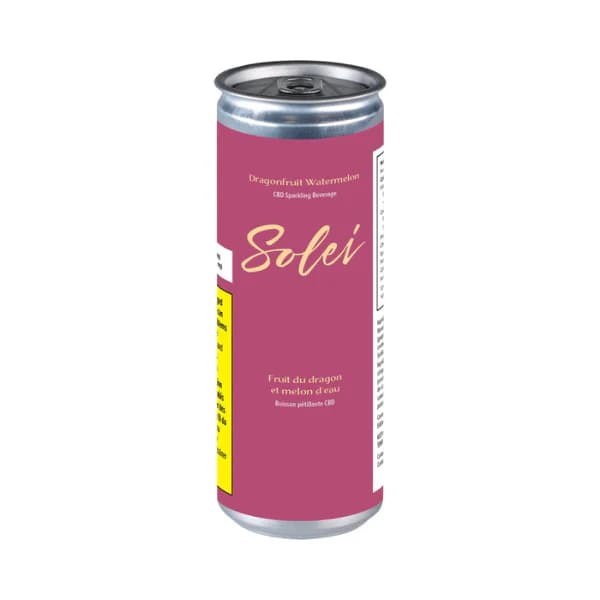 Solei - Dragonfruit Watermelon 355mL Sparkling Beverage