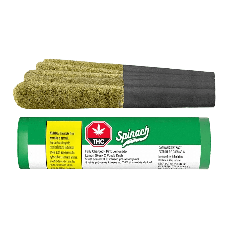 Spinach - Fully Charged Rocket Icicle 5 x 0.5g Infused Pre-Rolls