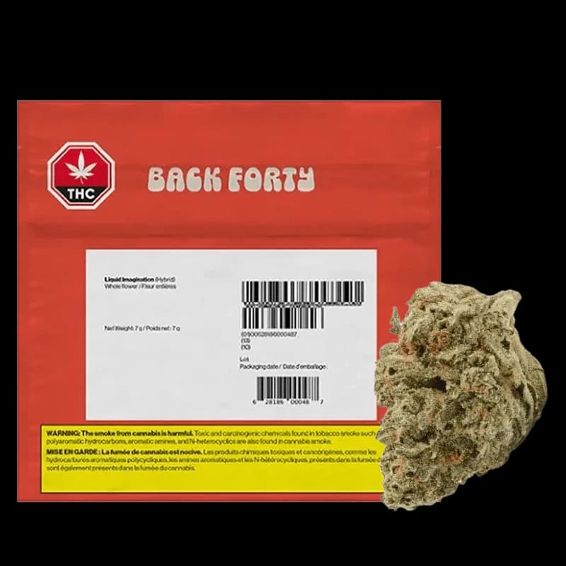 Back Forty - Liquid Imagination 14g Dried Flower