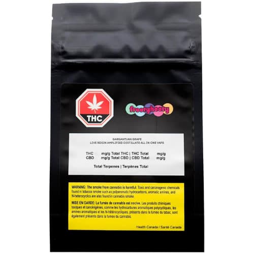 frootyhooty - frootyhooty Gargantuan Grape Live Rosin 1.0 g Prefilled Vape Cartridge