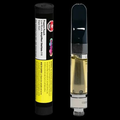 frootyhooty - Poppin Peach Live Rosin 1.0 g Prefilled Vape Cartridge by frootyhooty - Vape Carts