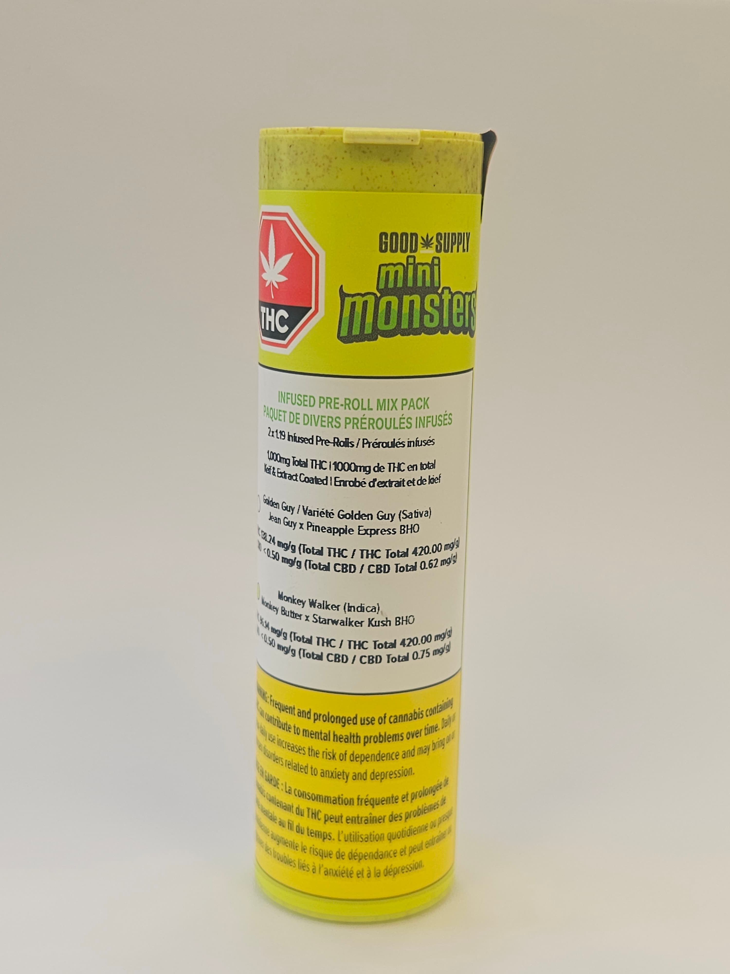 Good Supply Monsters - Mini Monsters: Mix Pack 2 x 1.19g Infused Pre-Rolls