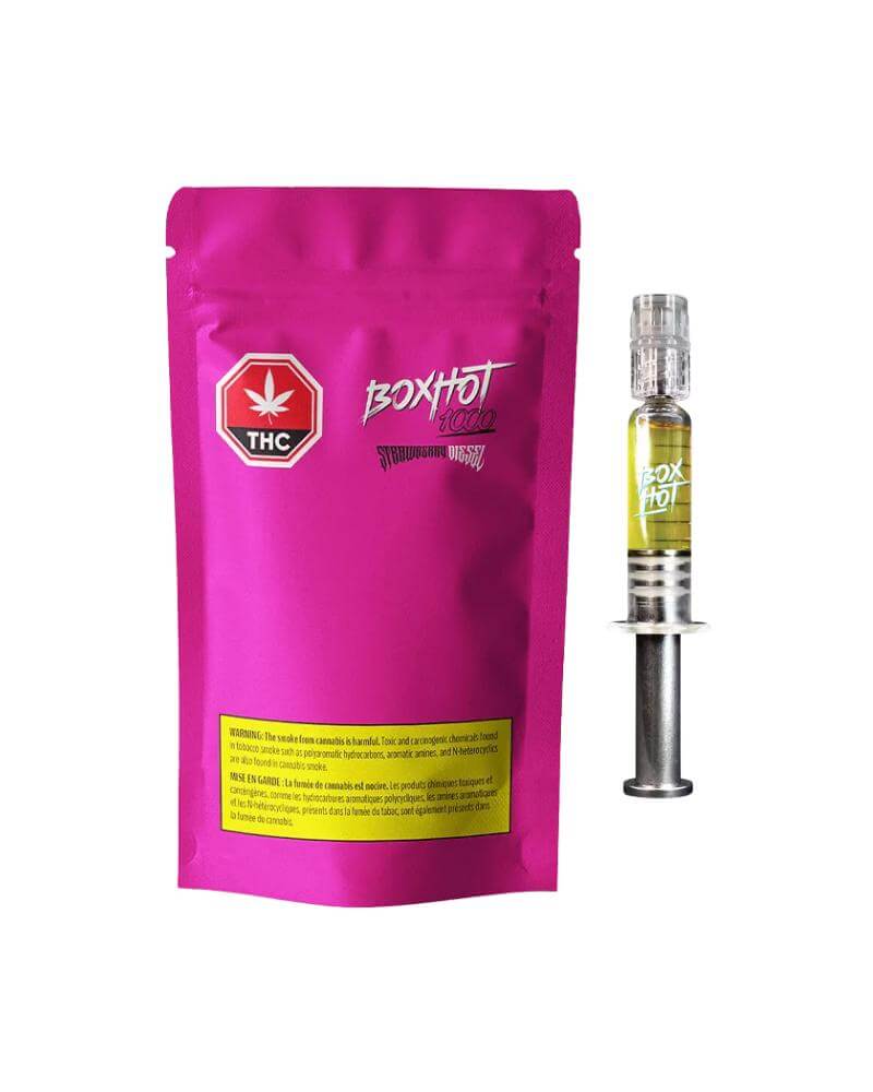 BOXHOT - Strawberry Diesel Disty Dabber 1.2g Distillate Syringe