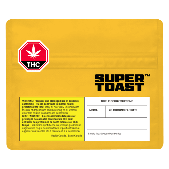 Super Toast - Triple Berry Supreme 7g Milled Flower