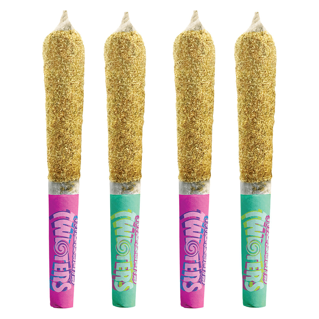 RIZZLERS - Lime FRizz + Passion Plunge  4 x 0.5g Kief Coated Infused Pre-Rolls