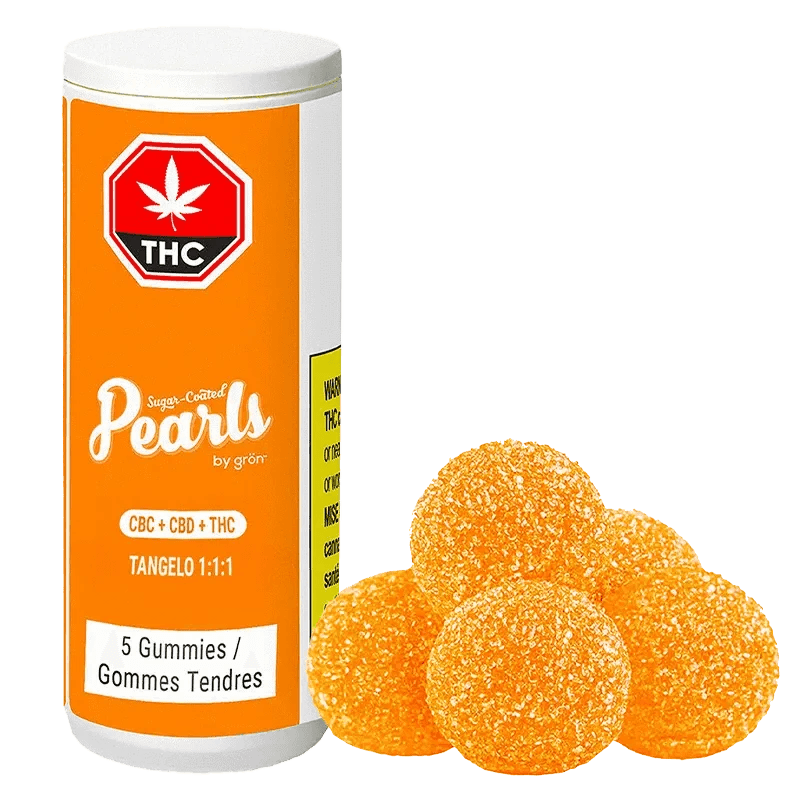Pearls by gron - Pearls by gron - Tangelo 1:1:1 CBC/CBD/THC 5x3.5g Soft Chews