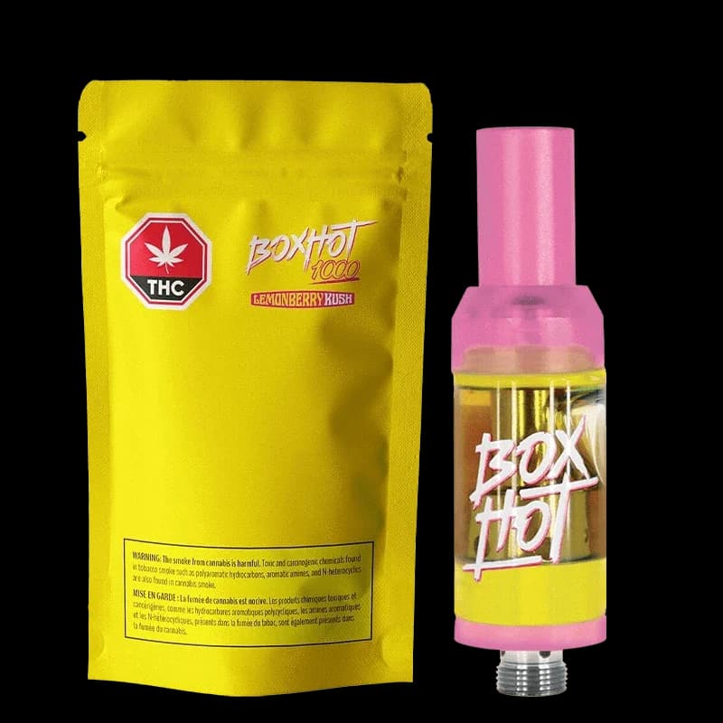 BOXHOT - Lemonberry Kush 1.2g Prefilled Vape Cartridge