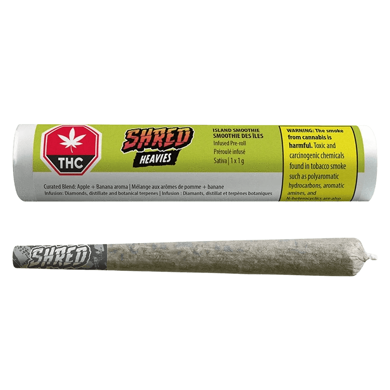SHRED - Shred Heavies Island Smoothie 1 x 1g Infused Pre-Rolls