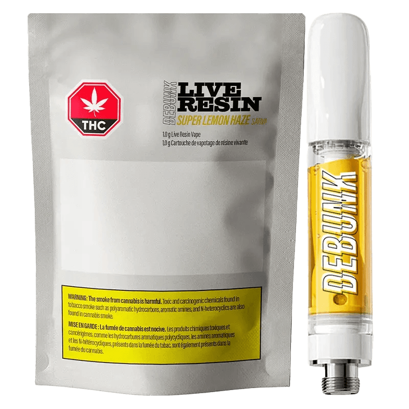 DEBUNK - Debunk Super Lemon Haze Live Resin 1g Prefilled Vape Cartridge