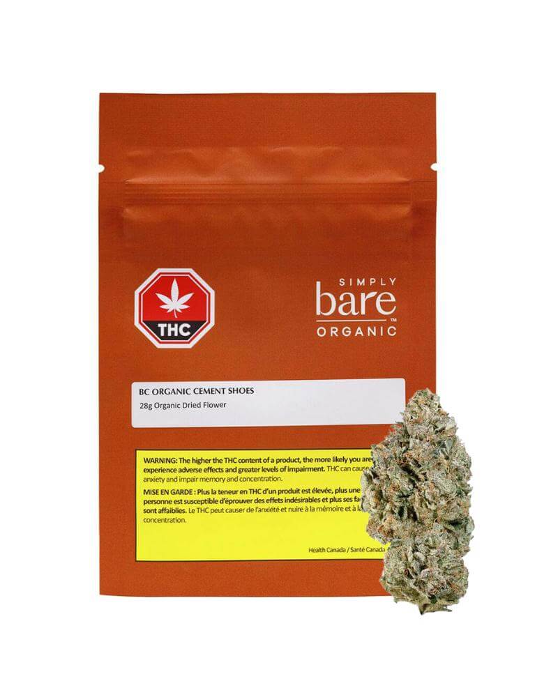 Simply Bare - BC Organic Cement Shoes 28g Dried Flower