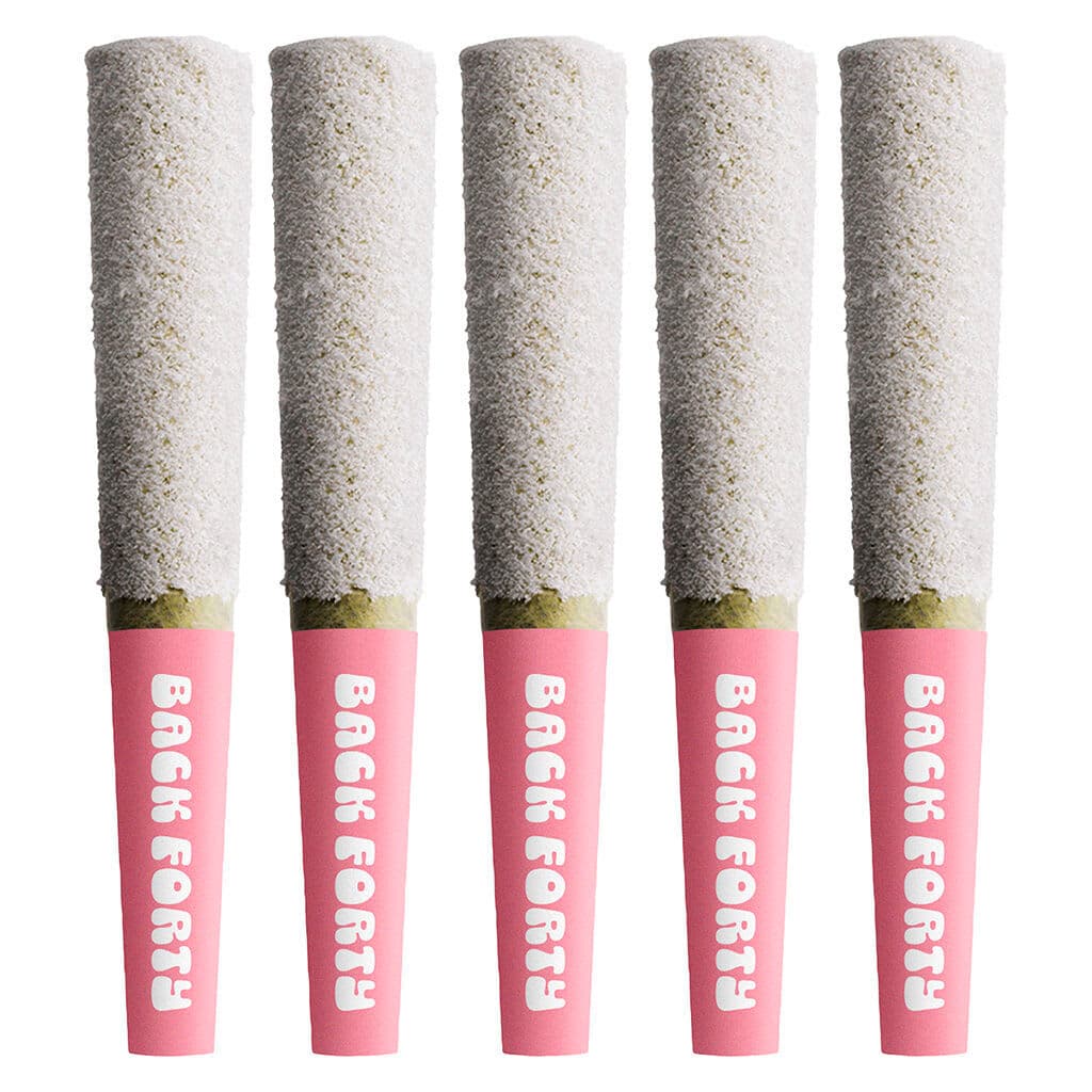 Frosted Icicles Diamond-Coated Infused Pre-Roll - Strawberry Pink - Frosted Icicles Strawberry Pink 5 x 0.5g Diamond Infused Pre-Rolls
