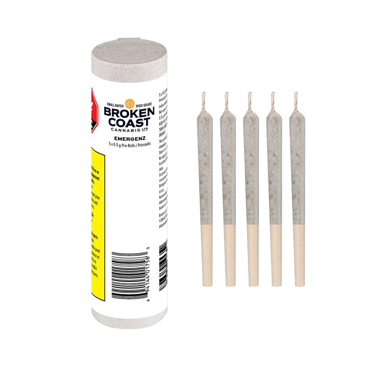 Broken Coast - EmergenZ 5 x 0.5g Pre-Rolls