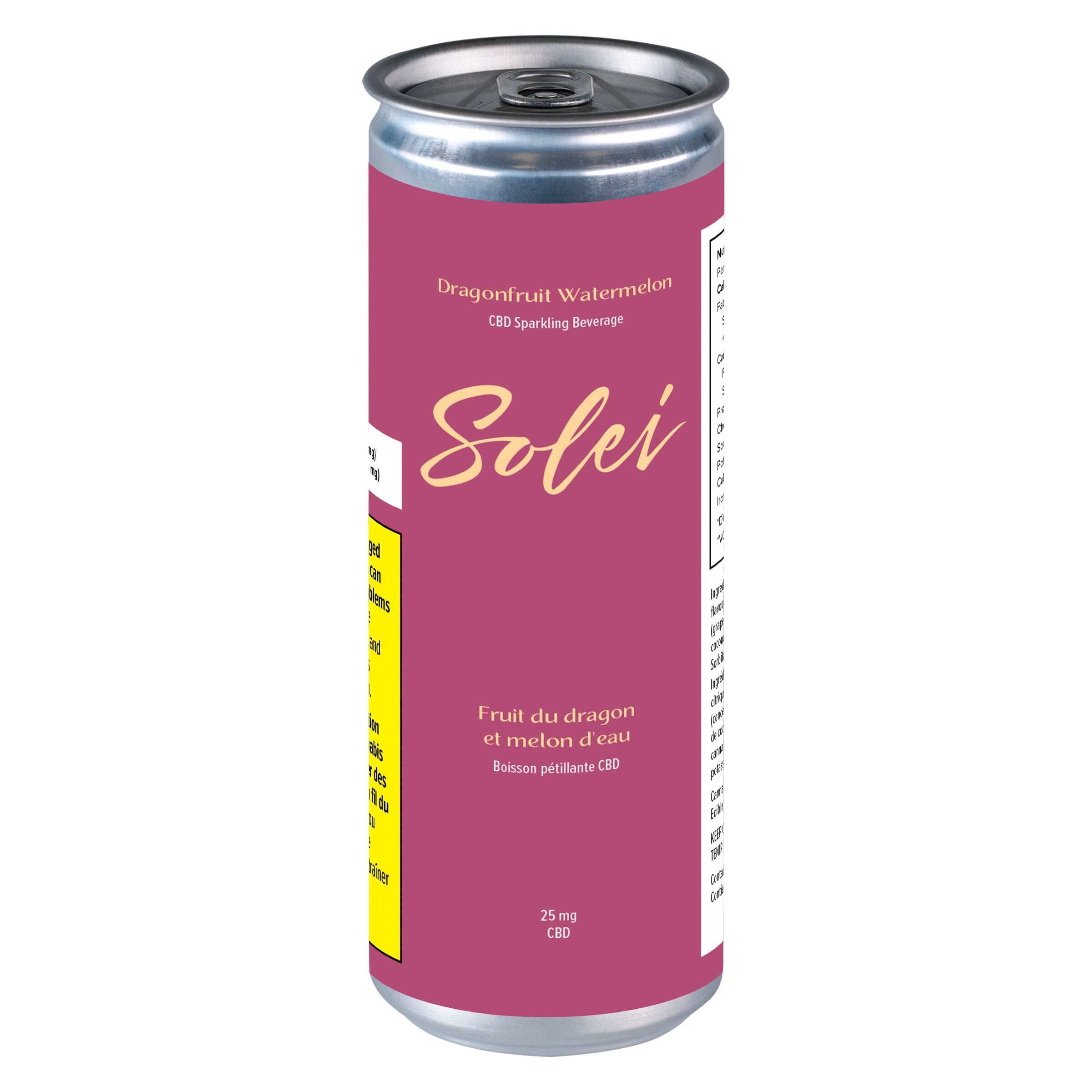 Solei - Dragonfruit Watermelon 355mL Sparkling Beverage