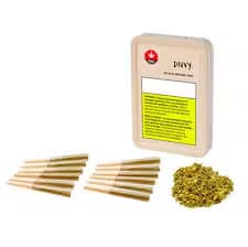 Divvy - Black Widow CBD 12 x 0.35g Pre-Rolls