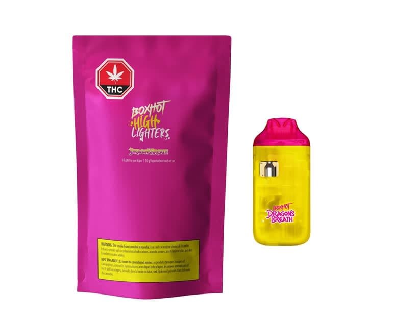 BOXHOT - Boxhot Dragon's Breath 1g Disposable Vape Pen