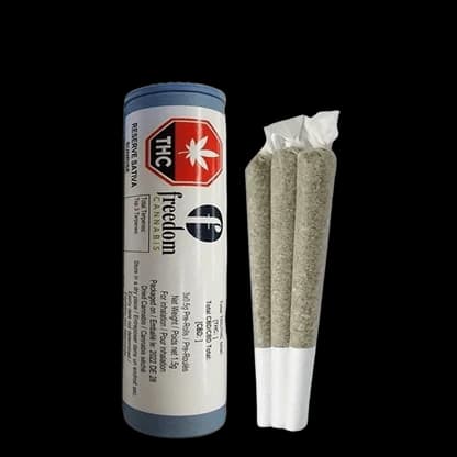 Freedom Reserve - Freedom Reserve Sunrise 3 x 0.5g Straight Style Pre-Rolls