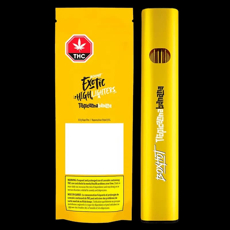 BOXHOT - BOXHOT All-in-One Tropicanna Banana 1.0 g Disposable Vape Pen