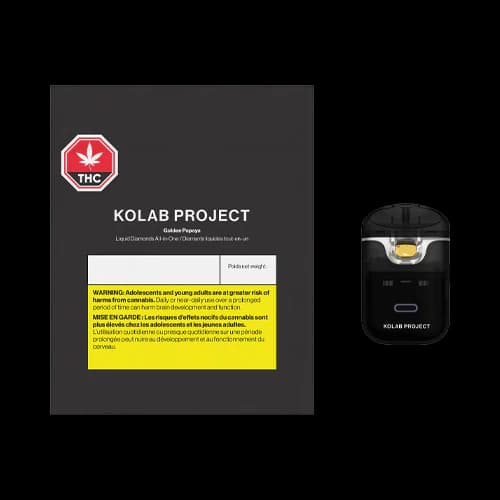 Kolab Project - Kolab Project Golden Papaya Diamonds 1g Disposable Vape Pen