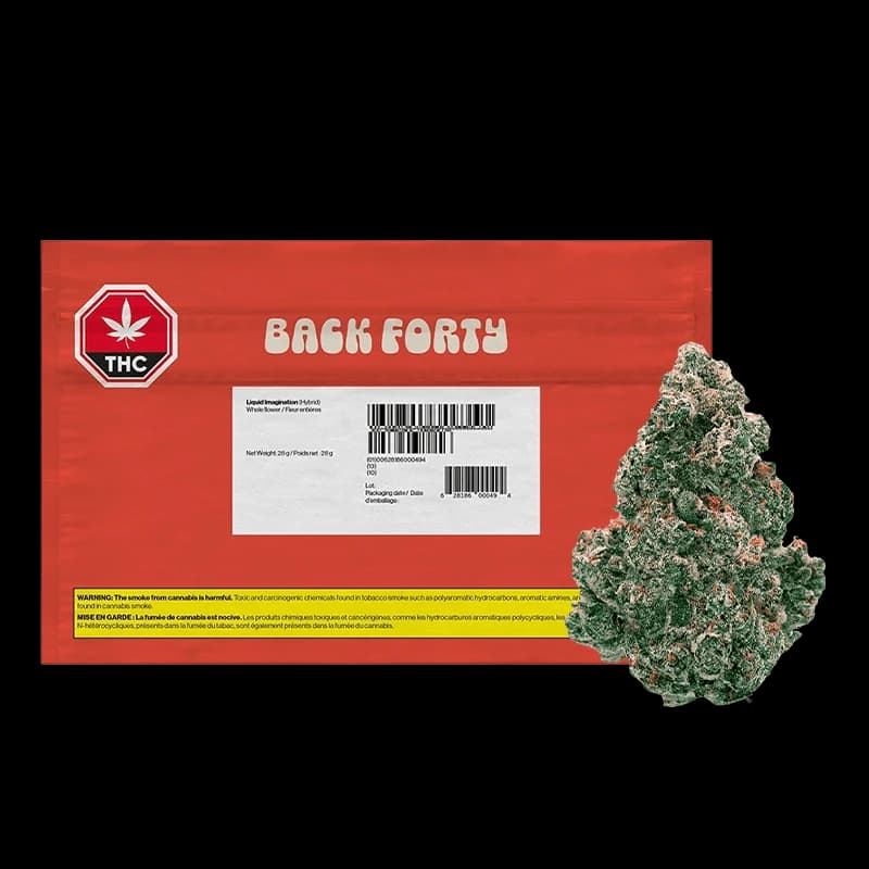 Back Forty - Liquid Imagination 28g Dried Flower