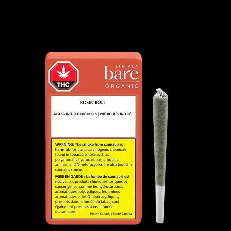 Simply Bare - Rosin Roll 3 x 0.5g Infused Pre-Roll