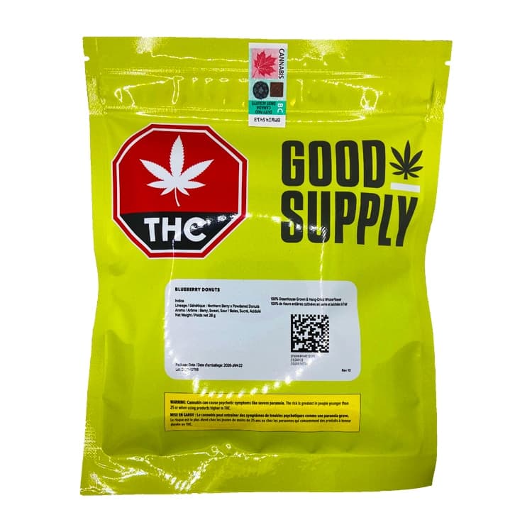 Good Supply - Blueberry Donuts 28g Dried Flower by Good Supply - Flower