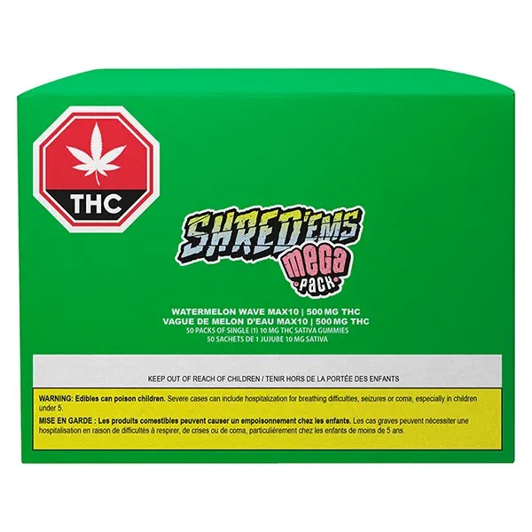 SHRED'EMS Watermelon Wave MAX10 Mega Pack 225g — Edibles