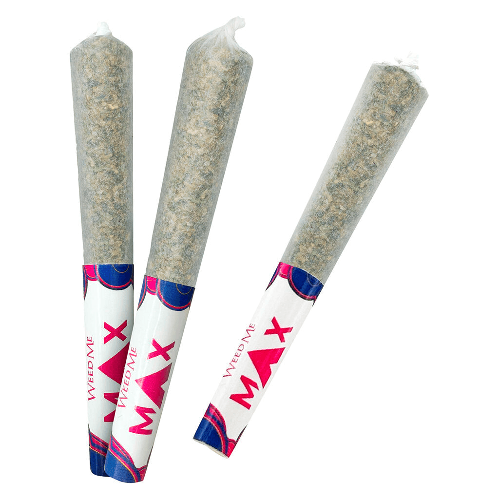 Weed Me Max THCa Grape Galaxy 3 x 0.5g Infused Pre-Rolls 1.5g — Infused Pre-Rolls