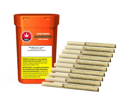 Back Forty Back Forty - Backpackers Blue Magic 10 x 0.75g Pre-Rolls 10 x 0.75 — Pre-Rolls