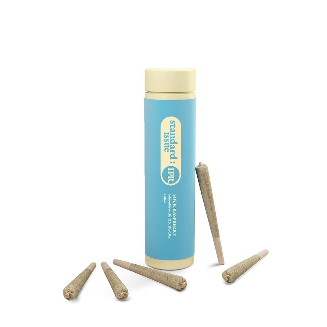 Standard Issue - Sour Raspberry 5 x 0.5g Infused Pre-Rolls by Standard Issue - Infused Pre-Rolls