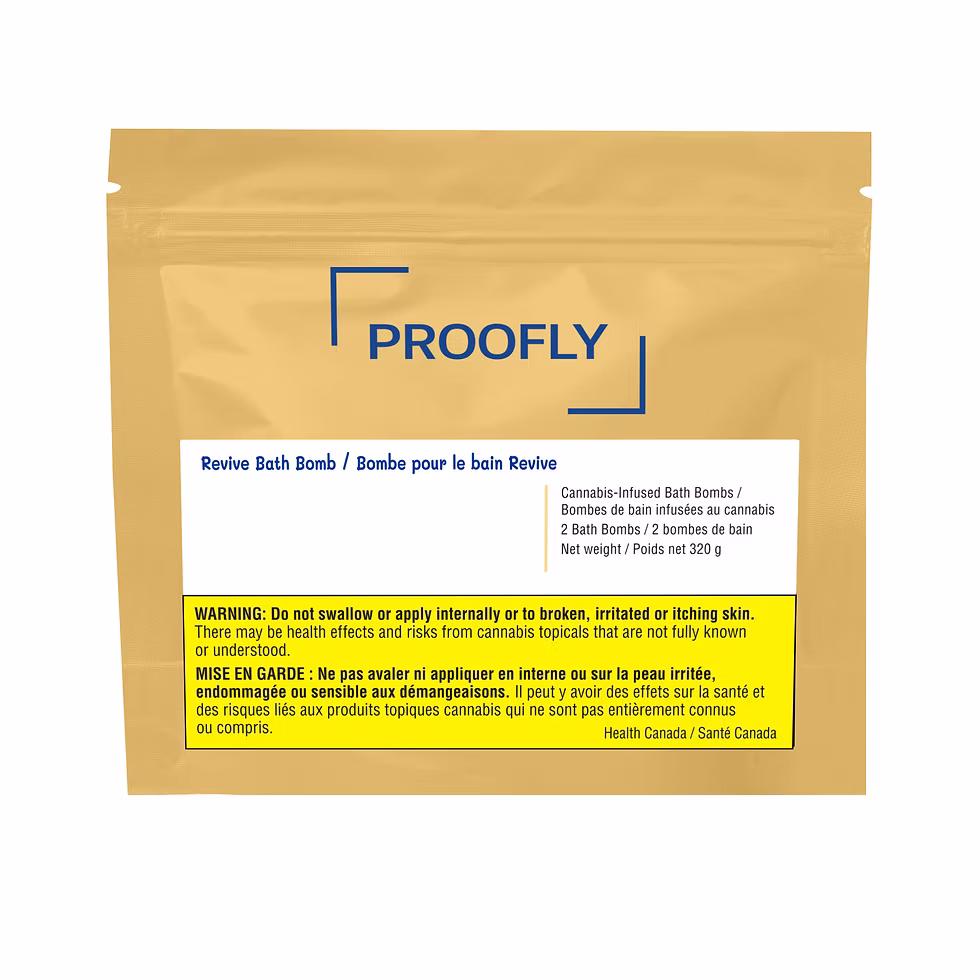 Proofly - Proofly Revive (CBD:CBG/2:1) 320 g Bath Bombs by Proofly - Topicals