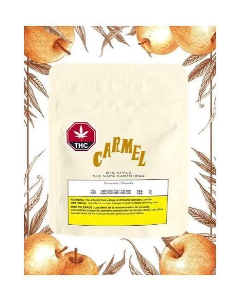 Carmel Carmel - Big Apple Pure Live Resin 1g Prefilled Vape Cartridge 1g — Vape Carts
