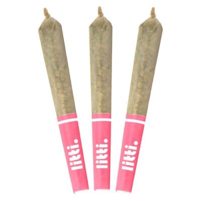 Partake - Punch MintsXblue dream Elevated Infusions 3 x 0.5g Live Rosin Infused Pre-Rolls by Partake - Infused Pre-Rolls