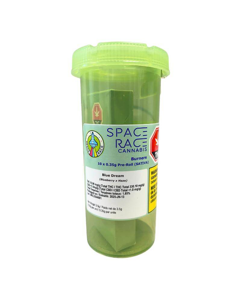 SPACE RACE CANNABIS - Green Monsters 10 x 1g Pre-Rolls by SPACE RACE CANNABIS - Pre-Rolls