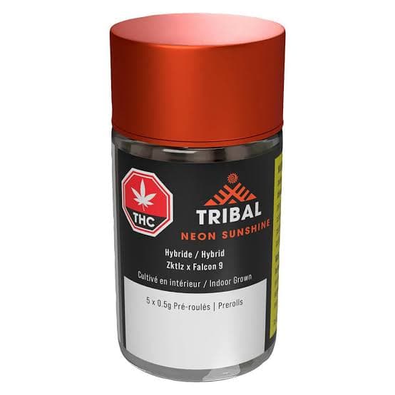 Tribal Tribal - Neon Sunshine 5 x 0.5g Pre-Rolls 2.5g — Pre-Rolls