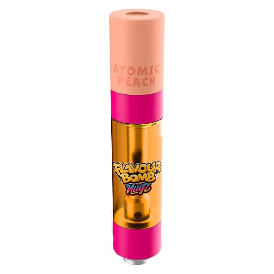 Nugz Flavour Bomb Atomic Peach Liquid Diamond 510 Vape 0.95g — Vape Carts
