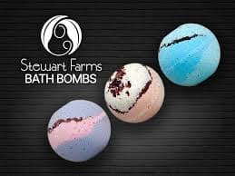 Stewart Farms - Balanced 300 thc & cbd Multipack 3 x 130g Bath Bombs by Stewart Farms - Topicals