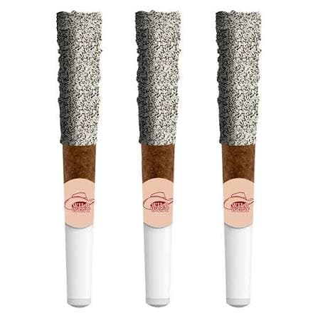 Wild West Wild West - 60+ Strawberry Stampede Diamonds Dipped Blunts 3 x 0.5g — Infused Pre-Rolls