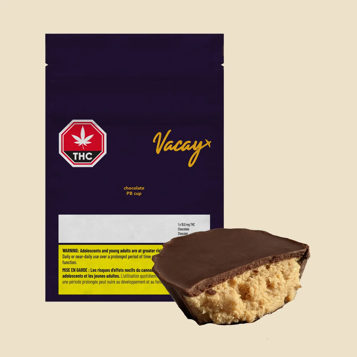 Vacay Vacay Chocolate PB Cup 1 x 16 g 16g — Edible