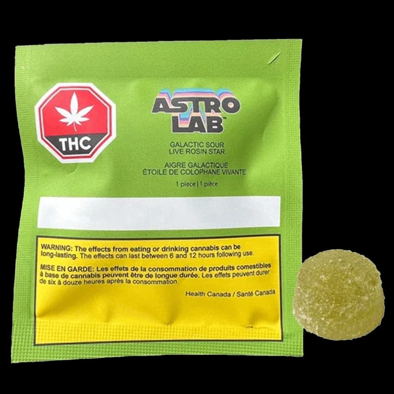 Astrolab Astrolab Galactic Sour Live Rosin Star 10mg THC Soft Chew 4g — Edible