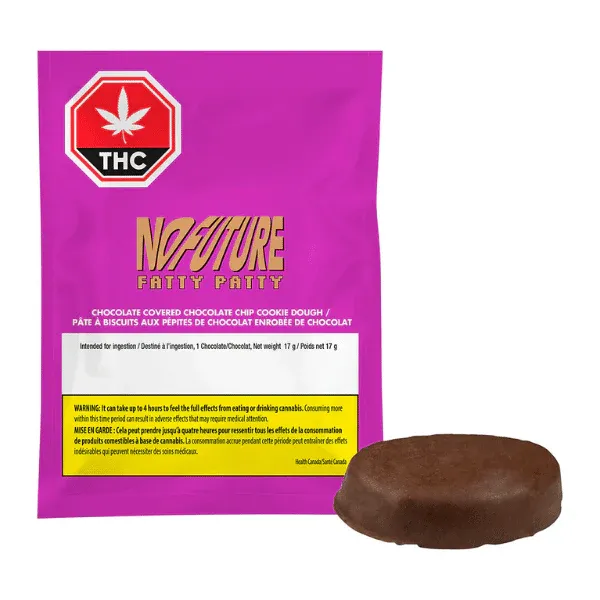 No Future Fatty Patty Chocolate Covered Cookies & Cream 1x17g Chocolate 17g — Edible