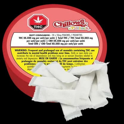 Potluck Hot Cinnamon Chillows 10 x 0.7g Pouches 7g — Edible