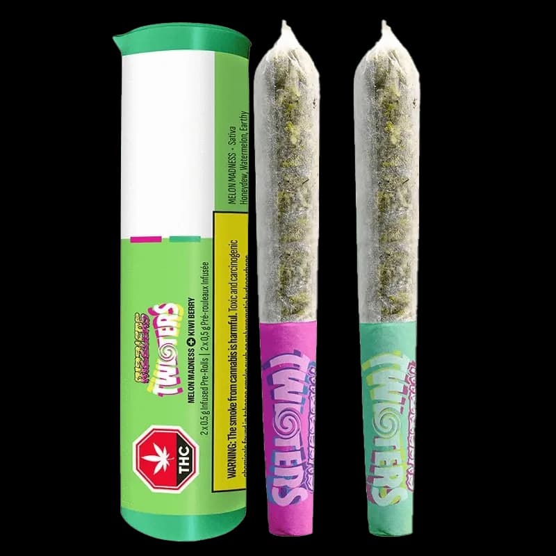 RIZZLERS Melon Madness + Kiwi Berry 2 x 0.5g Infused Pre-Rolls 1g — Infused Pre-Roll