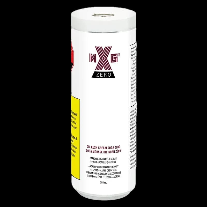 XMG Zero XMG Zero Dr. Kush Cream Soda Zero 355ml Soda 355g — Beverage