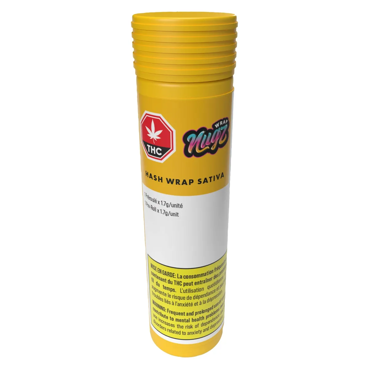 Nugz Hash Wrap Sativa 1 x 1.7g Infused Pre-Roll 1.7g — Infused Pre-Roll