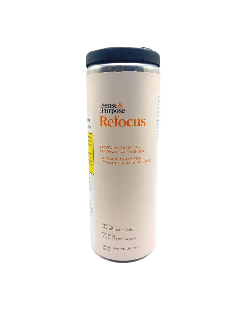 Sense & Purpose Refocus 355mL Sparkling Beverage 355g — Beverage