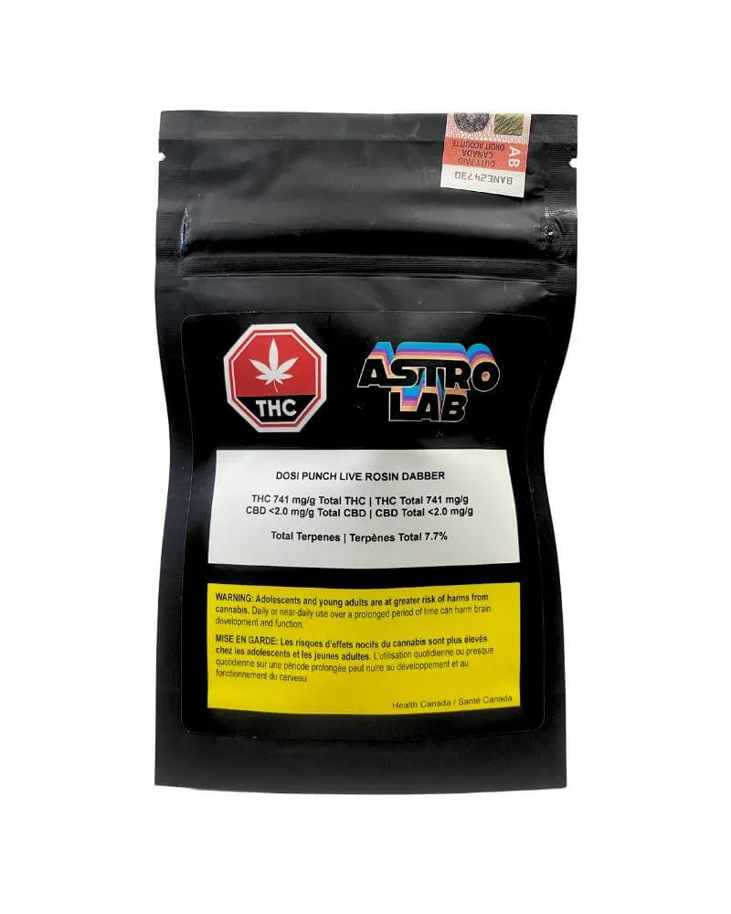 Astrolab Dosi Punch 1g Live Rosin Dabber 1g — Concentrate or Extract