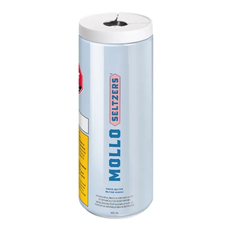 Mollo Mango Seltzer 355ml Beverage 355g — Beverage