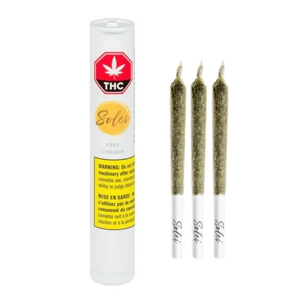 Solei Free 3x0.33g Pre-Rolls 0.99g — Pre-Roll