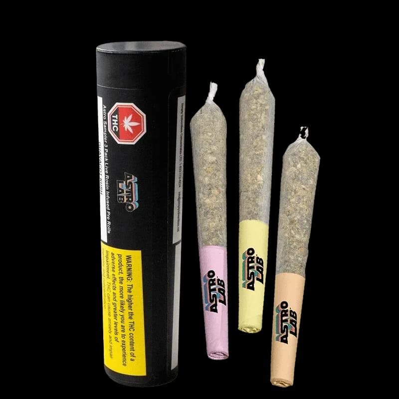 Astrolab Astro Sampler 3 x 0.5g Live Rosin Infused Pre-Rolls 1.5g — Infused Pre-Roll